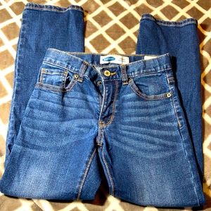 Old Navy boys Athletic Built-In Flex size 8 jeans